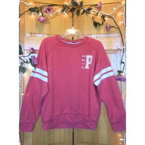 Pink crewneck pullover